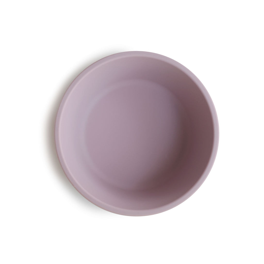 Mushie csúszásmentes mélytányér - halvány lila színben - pippadu
