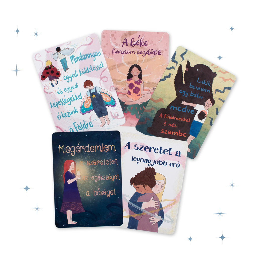 Tina Modern Goddess gyerekkártyák - megerősítő gondolatok gyerekeknek - pippadu - ajándék