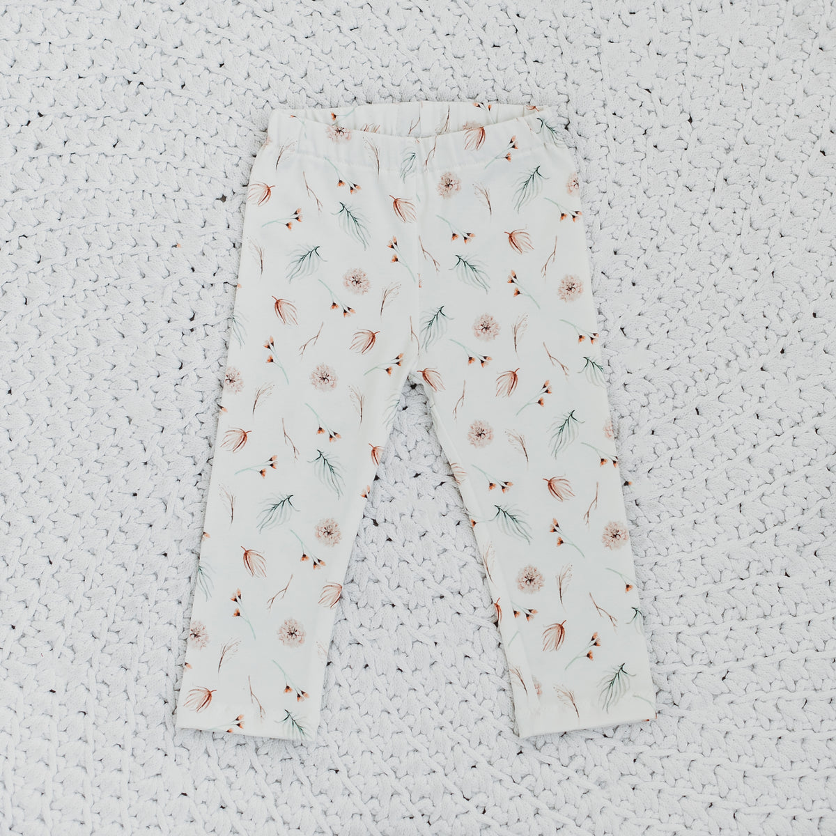 Gyerek nadrág leggings bazsarózsa mintával - pippadu