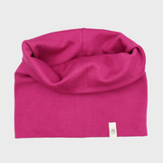 Csősál beanie sapkához - ciklámen - Pippadu