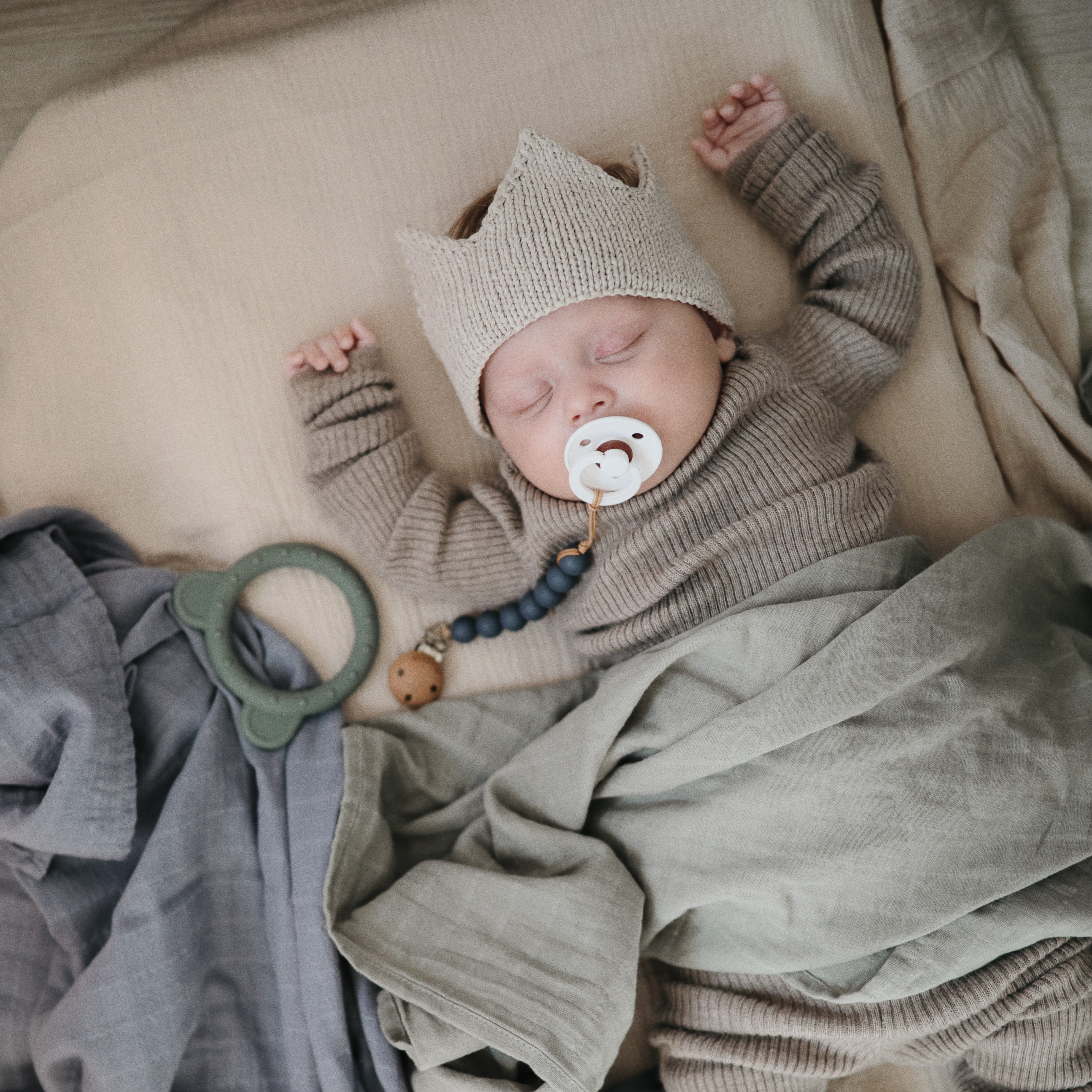 Mushie muszlin pólya számtalan színben - púderrózsaszín - pippadu