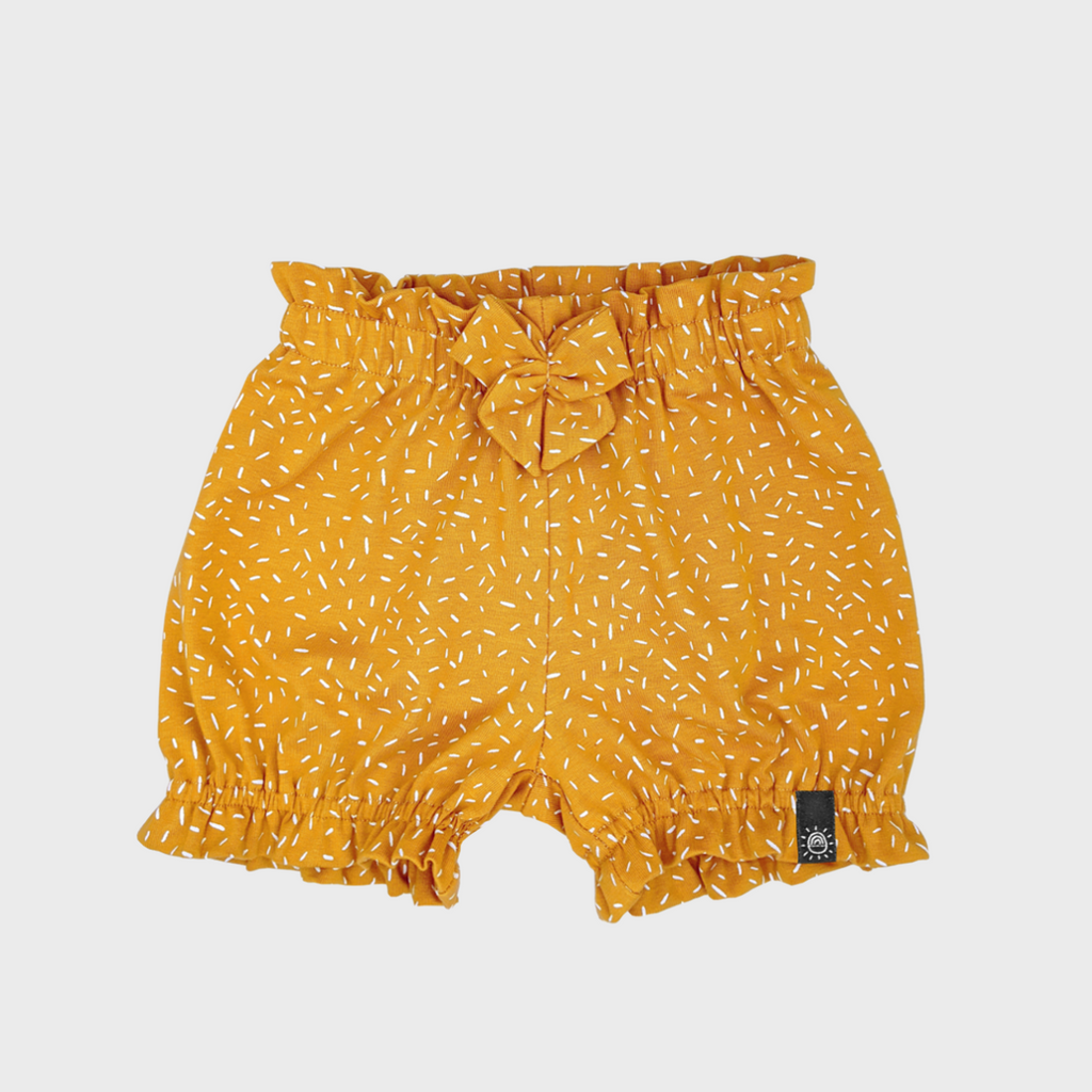 Fodros nadrág és hajpánt szett - mustársárga - Pippadu