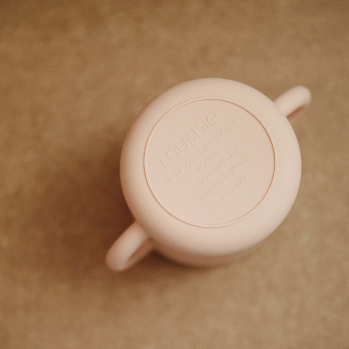 Mushie nasitartó - étkezés útközben morzsamentesen - púderrózsaszín - Pippadu