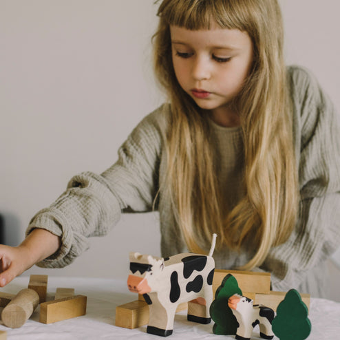 Boci Holztiger fajáték gyerekeknek - fejlesztő játék 3 éves kortól - pippadu