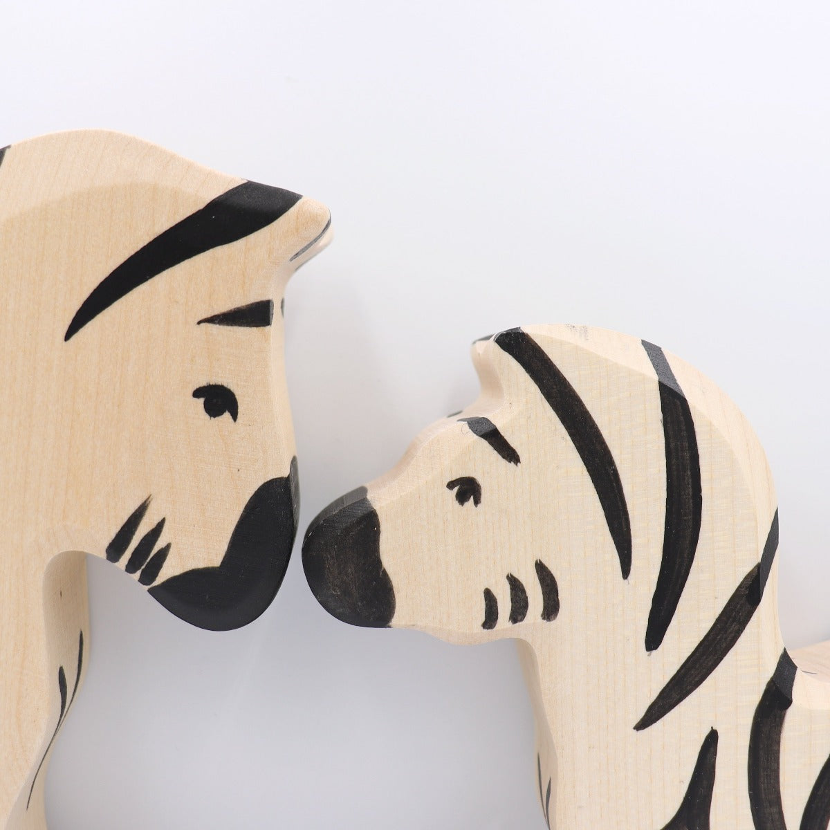 Zebra és zebracsikó fajátékok Holztiger - Pippadu